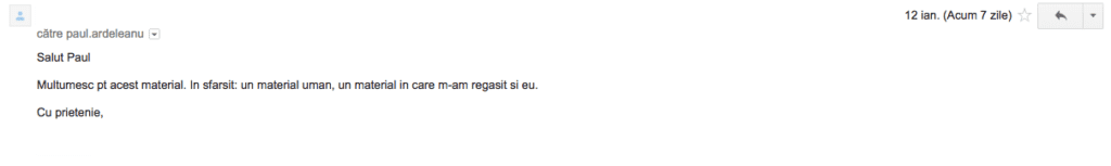Comentarii de la abonati